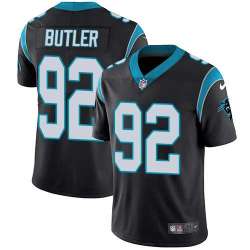 Nike Carolina Panthers #92 Vernon Butler Black Team Color NFL Vapor Untouchable Limited Jersey