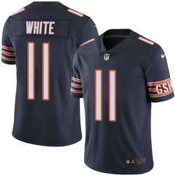 Nike Chicago Bears #11 Kevin White Navy Blue Team Color NFL Vapor Untouchable Limited Jersey