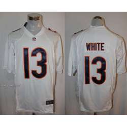 Nike Chicago Bears #13 Kevin White White Team Color Stitched Game Jersey