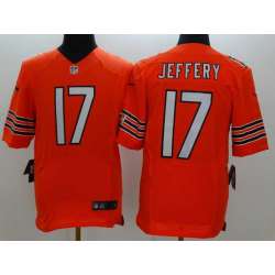 Nike Chicago Bears #17 Alshon Jeffery Orange Elite Jerseys