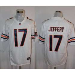 Nike Chicago Bears #17 Alshon Jeffery White Team Color Stitched Game Jersey