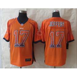 Nike Chicago Bears #17 Jeffery Drift Fashion Orange Elite Jerseys