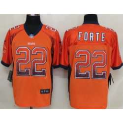 Nike Chicago Bears #22 Matt Forte 2013 Drift Fashion Orange Elite Jerseys