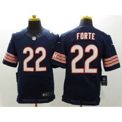 Nike Chicago Bears #22 Matt Forte Blue Elite Jerseys