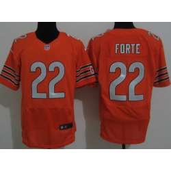 Nike Chicago Bears #22 Matt Forte Orange Elite Jerseys