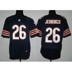 Nike Chicago Bears #26 Tim Jennings Blue Elite Jerseys