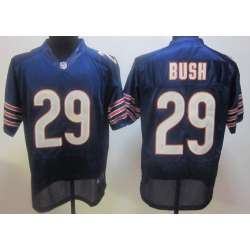 Nike Chicago Bears #29 Michael Bush Blue Elite Jerseys