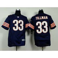 Nike Chicago Bears #33 Charles Tillman Blue Elite Jerseys