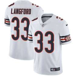 Nike Chicago Bears #33 Jeremy Langford White NFL Vapor Untouchable Limited Jersey