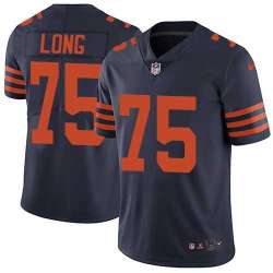 Nike Chicago Bears #75 Kyle Long Navy Blue Alternate NFL Vapor Untouchable Limited Jersey