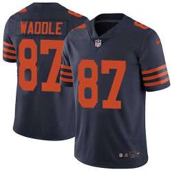 Nike Chicago Bears #87 Tom Waddle Navy Blue Alternate NFL Vapor Untouchable Limited Jersey