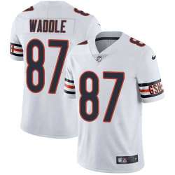 Nike Chicago Bears #87 Tom Waddle White NFL Vapor Untouchable Limited Jersey