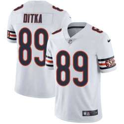 Nike Chicago Bears #89 Mike Ditka White NFL Vapor Untouchable Limited Jersey
