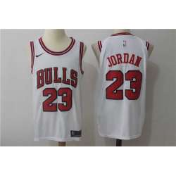 Nike Chicago Bulls #23 Michael Jordan White Stitched NBA Jersey
