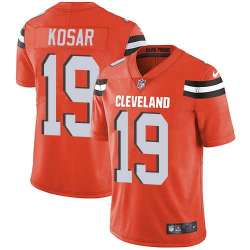 Nike Cleveland Browns #19 Bernie Kosar Orange Alternate NFL Vapor Untouchable Limited Jersey
