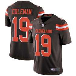 Nike Cleveland Browns #19 Corey Coleman Brown Team Color NFL Vapor Untouchable Limited Jersey