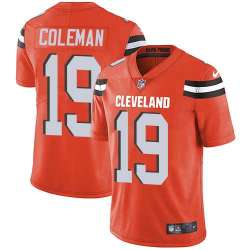 Nike Cleveland Browns #19 Corey Coleman Orange Alternate NFL Vapor Untouchable Limited Jersey