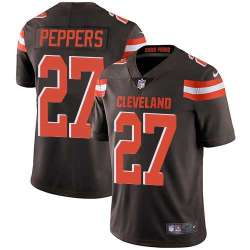 Nike Cleveland Browns #27 Jabrill Peppers Brown Team Color NFL Vapor Untouchable Limited Jersey