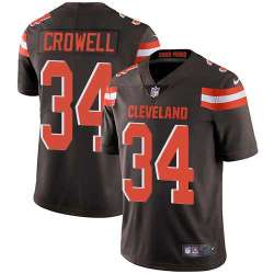 Nike Cleveland Browns #34 Isaiah Crowell Brown Team Color NFL Vapor Untouchable Limited Jersey