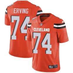 Nike Cleveland Browns #74 Cameron Erving Orange Alternate NFL Vapor Untouchable Limited Jersey