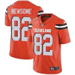 Nike Cleveland Browns #82 Ozzie Newsome Orange Alternate NFL Vapor Untouchable Limited Jersey