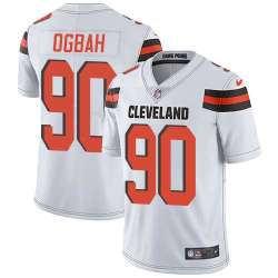 Nike Cleveland Browns #90 Emmanuel Ogbah White NFL Vapor Untouchable Limited Jersey