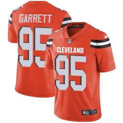 Nike Cleveland Browns #95 Myles Garrett Orange Alternate NFL Vapor Untouchable Limited Jersey