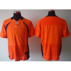 Nike Denver Broncos Blank Orange Elite Jerseys