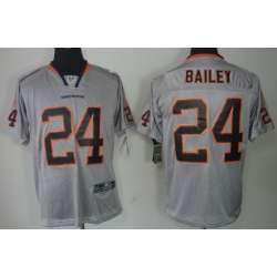 Nike Denver Broncos #24 Champ Bailey Lights Out Gray Elite Jerseys