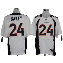 Nike Denver Broncos #24 Champ Bailey White Elite Jerseys