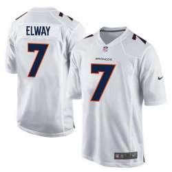 Nike Denver Broncos #7 John Elway 2016 White Men's Game Event Jersey