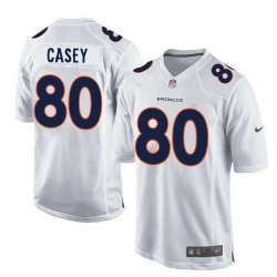 Nike Denver Broncos #80 Casey 2016 White Men's Game Event Jersey