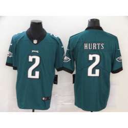 Nike Eagles 2 Jalen Hurts Green 2020 NFL Draft First Round Pick Vapor Untouchable Limited Jersey
