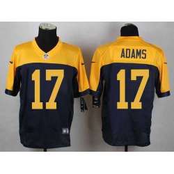 Nike Green Bay Packers #17 Adams Yellow-Blue Team Color Men's NFL Elite Jersey DingZhi