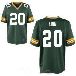 Nike Green Bay Packers #20 Kevin King Green Team Color Elite Jersey DingZhi