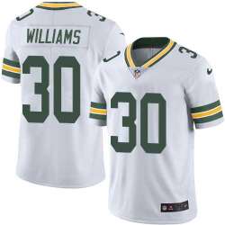 Nike Green Bay Packers #30 Jamaal Williams White NFL Vapor Untouchable Limited Jersey