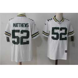 Nike Green Bay Packers #52 Matthews White Vapor Untouchable Player Limited Jerseys