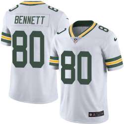 Nike Green Bay Packers #80 Martellus Bennett White NFL Vapor Untouchable Limited Jersey