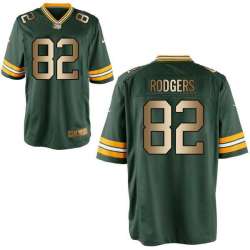 Nike Green Bay Packers #82 Richard Rodgers Green Gold Elite Jersey Dingwo