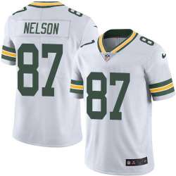 Nike Green Bay Packers #87 Jordy Nelson White NFL Vapor Untouchable Limited Jersey