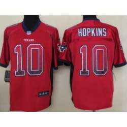 Nike Houston Texans #10 DeAndre Hopkins 2013 Drift Fashion Red Elite Jerseys