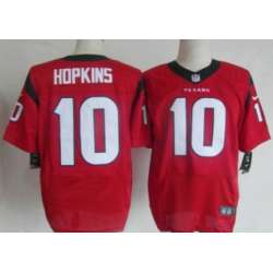 Nike Houston Texans #10 DeAndre Hopkins Red Elite Jerseys