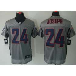 Nike Houston Texans #24 Johnathan Joseph Gray Elite Jerseys
