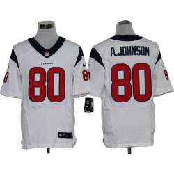 Nike Houston Texans #80 Andre Johnson White Elite Jerseys