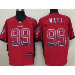 Nike Houston Texans #99 J.J. Watt 2013 Drift Fashion Red Elite Jerseys