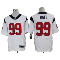 Nike Houston Texans #99 J.J. Watt White Elite Jerseys