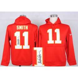Nike Kansas City Chiefs #11 Smith Signature Edition Pullover Hoodie Red