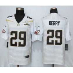Nike Kansas City Chiefs #29 Berry 2016 Pro Bowl White Elite Stitched NFL Jersey