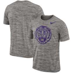 Nike LSU Tigers Charcoal 2018 Player Travel Legend Performance T-Shirt