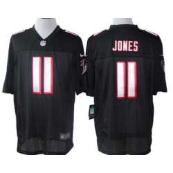 Nike Limited Atlanta Falcons #11 Julio Jones Black Jerseys